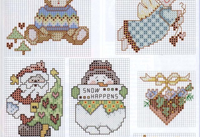 Christmas cards cross stitch patterm (4)