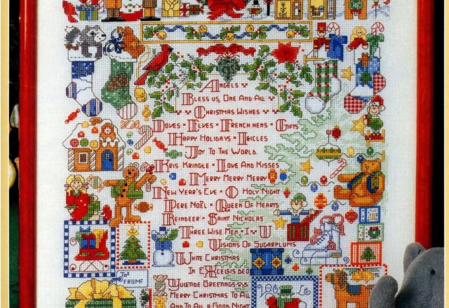 Christmas sampler with lots of details (1)