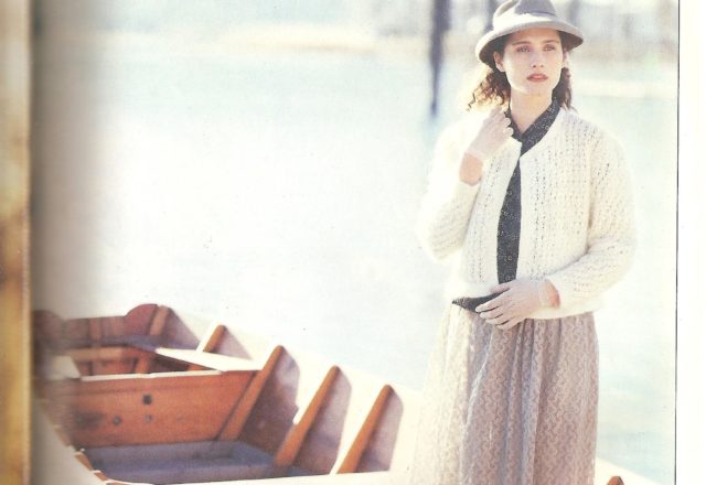 Cream knit cardigan knitting pattern (1)