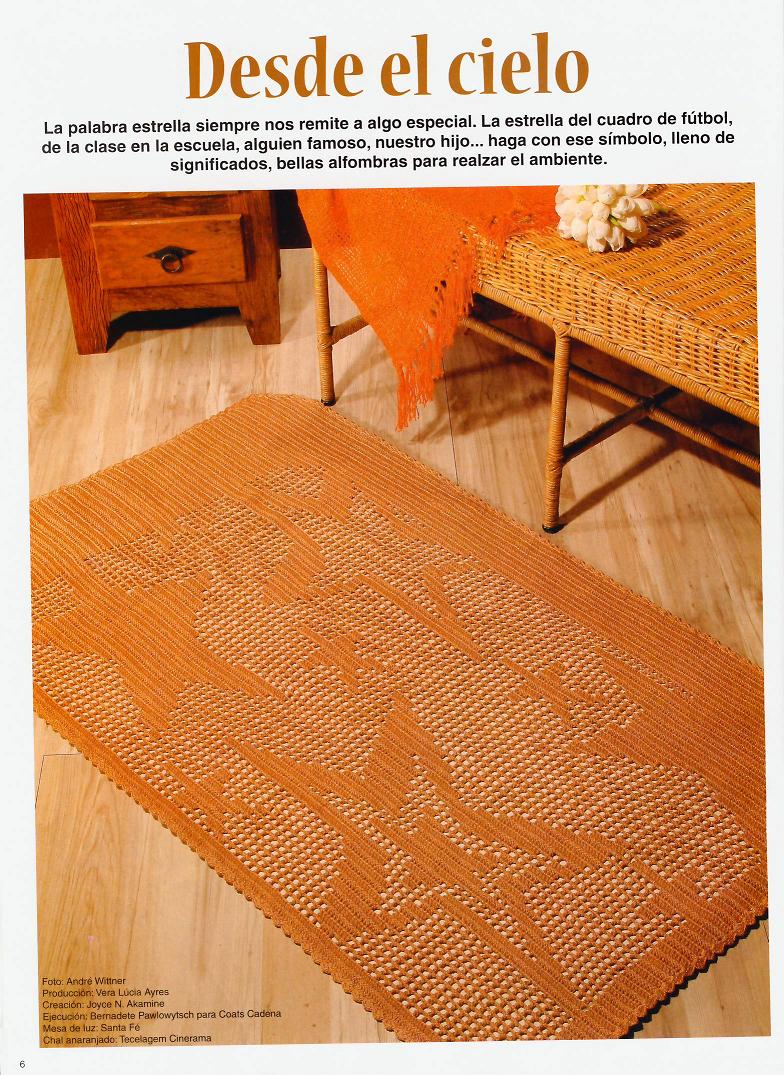 Crochet star carpet (1)