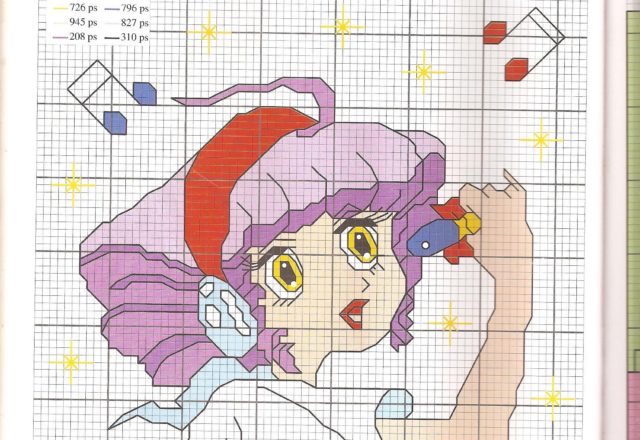 Cross stitch pattern Creamy Mami, the Magic Angel (1)