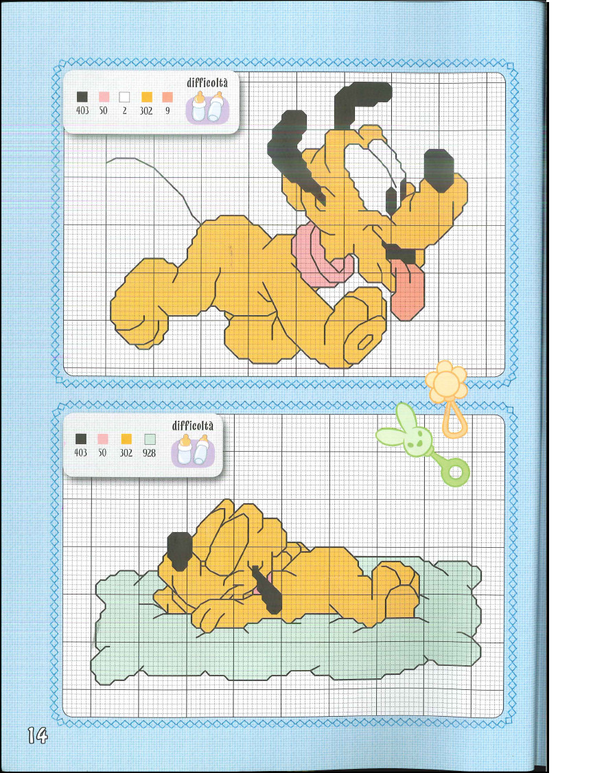 Disney Baby beautiful cross stitch patterns (6)