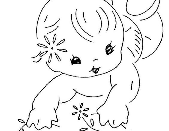 Embroidery pattern child