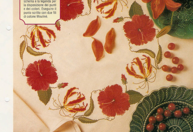 Exotic flowers free cross stitch patterns (1)