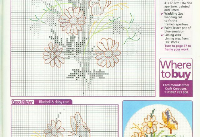 Fantasy poppies cross stitch pattern (3)