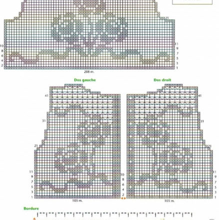 Filet crochet Christening dress (2)