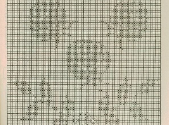 Free crochet filet pattern curtains with rosebuds