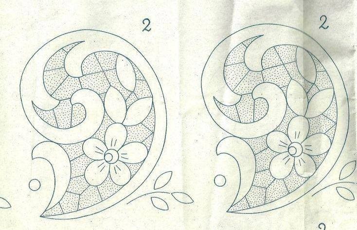 Free hand embroidery designs center carving