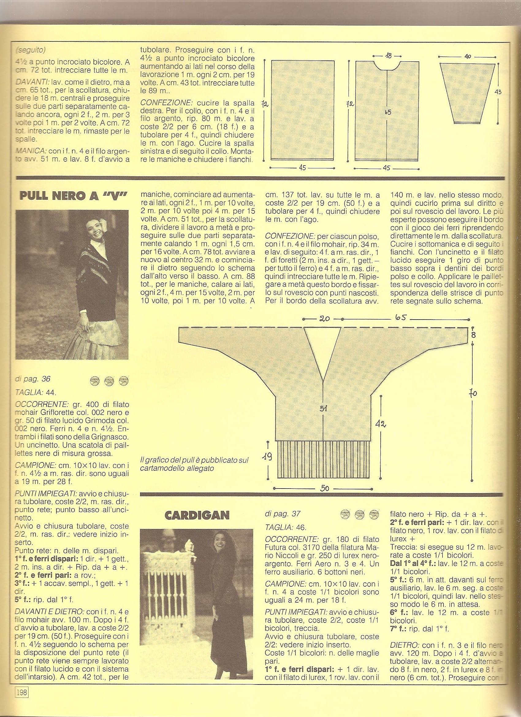 Gray cardigan knitting pattern(2)