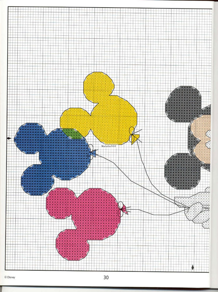 Mickey Mouse cross stitch patterns (5)