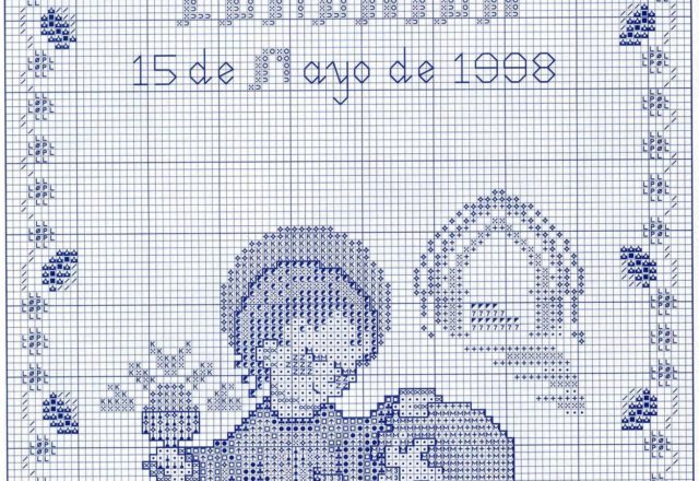 Picture of Holy Communion cross stitch pattern (2)