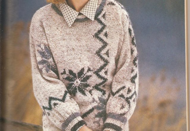 Pull with stars knitting pattern (1)