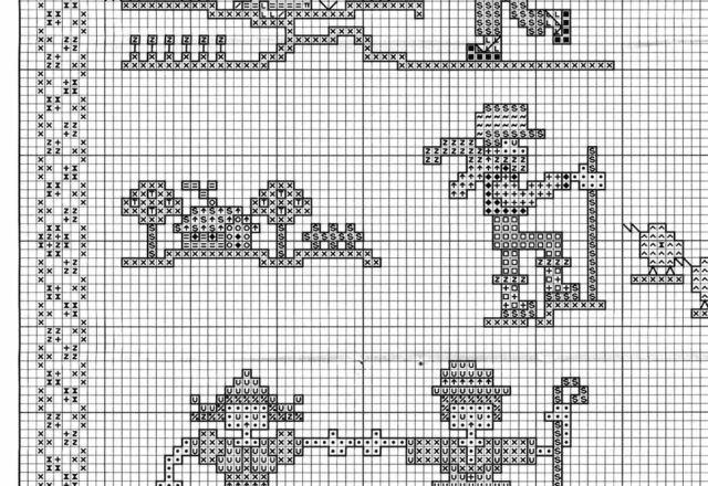 Sampler cross stitch for children countryside (2)