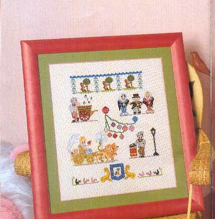 Sampler cross stitch for kids room (1)