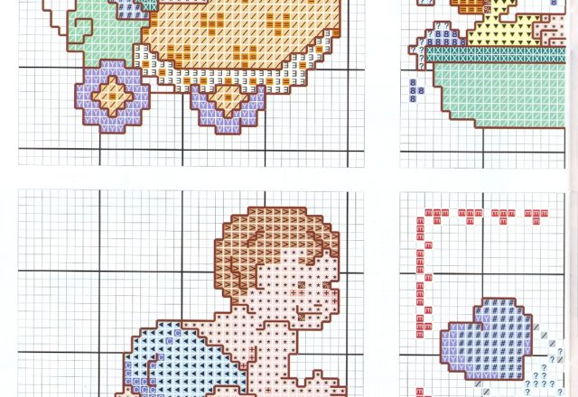 Small cross stitch patterns for bags favors (3)