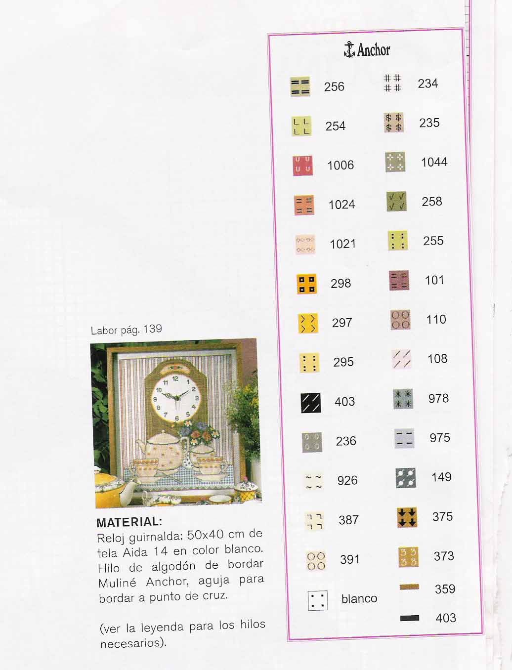 The cross stitch clock (1)