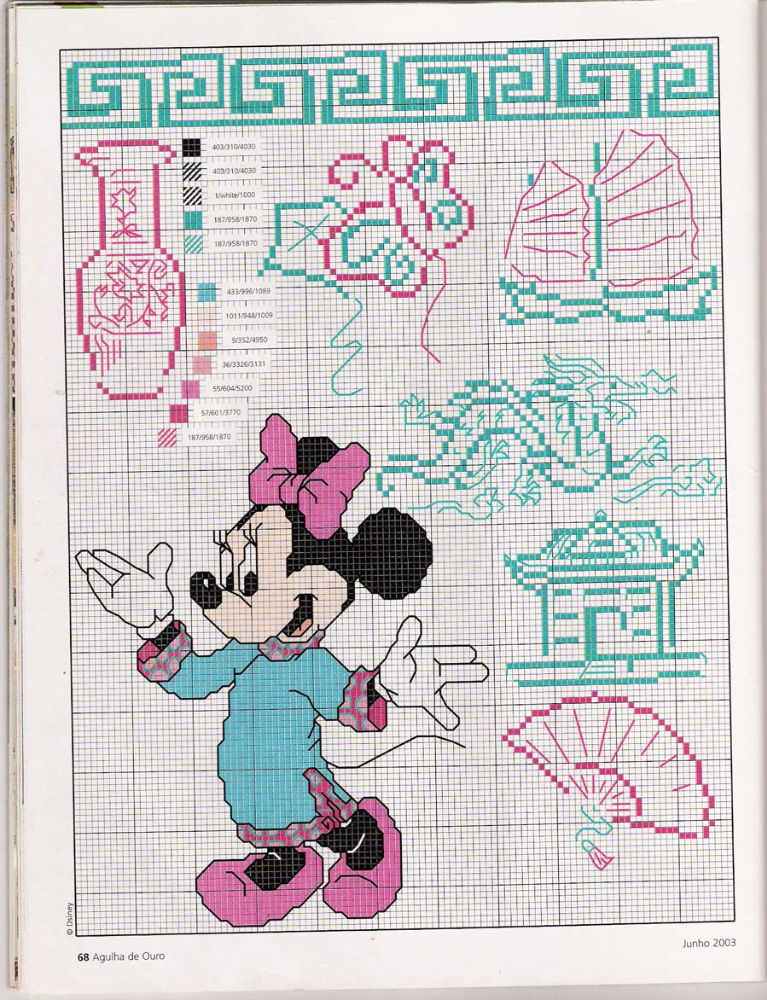 The most beautiful cross stitch patterns Disney (9)