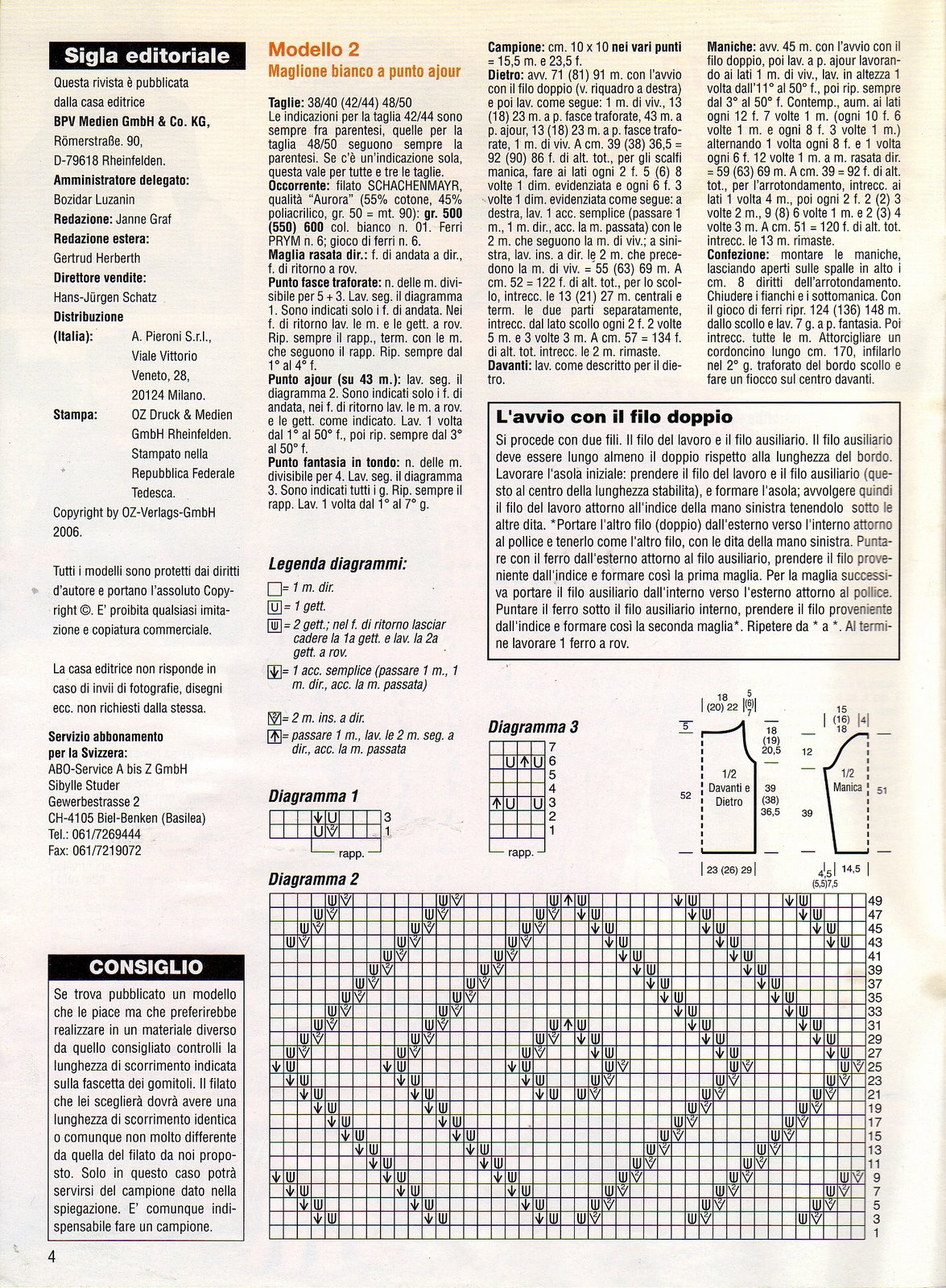 White sweater ajour point knitting pattern (2)