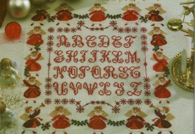 christmas sampler with angels (1)