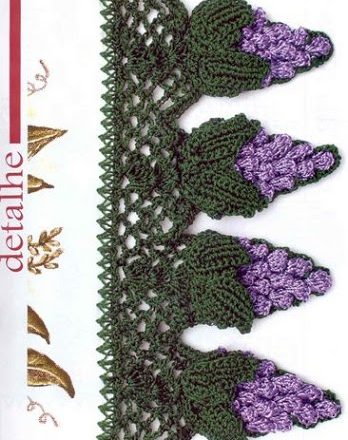 crochet border grapes (1)