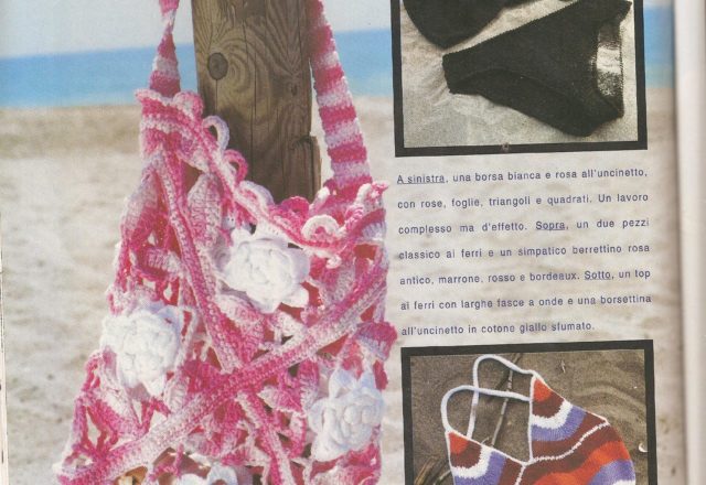 crochet swimwear handbags and swimsuit (2)