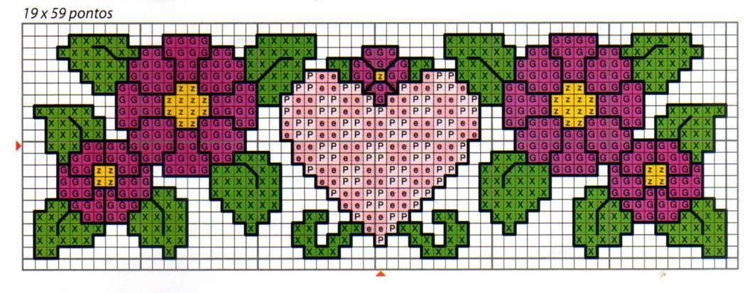 Flower Cross Embroidery Border Knit holdmeback.com