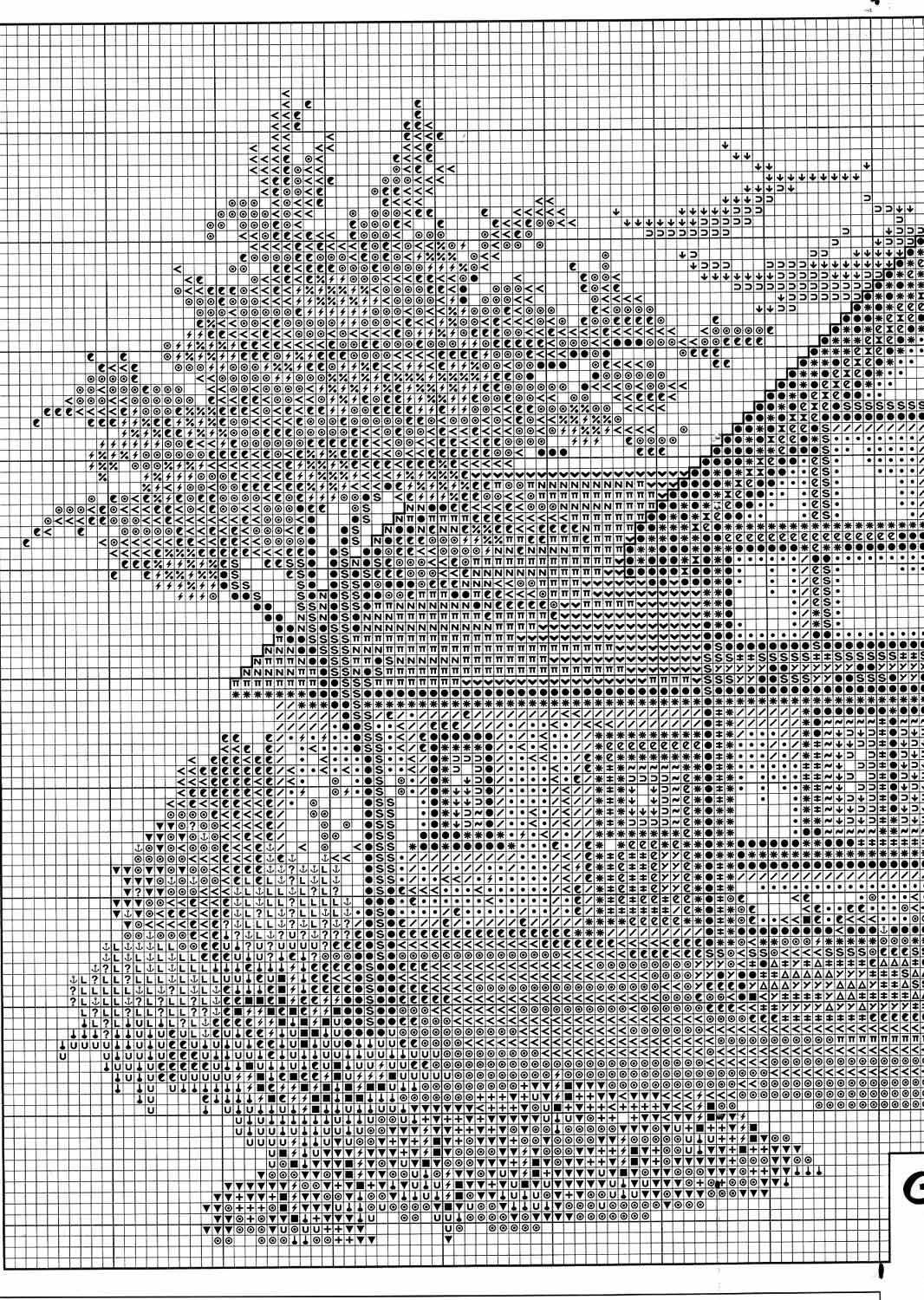 cross stitch picture with English cottage (2)