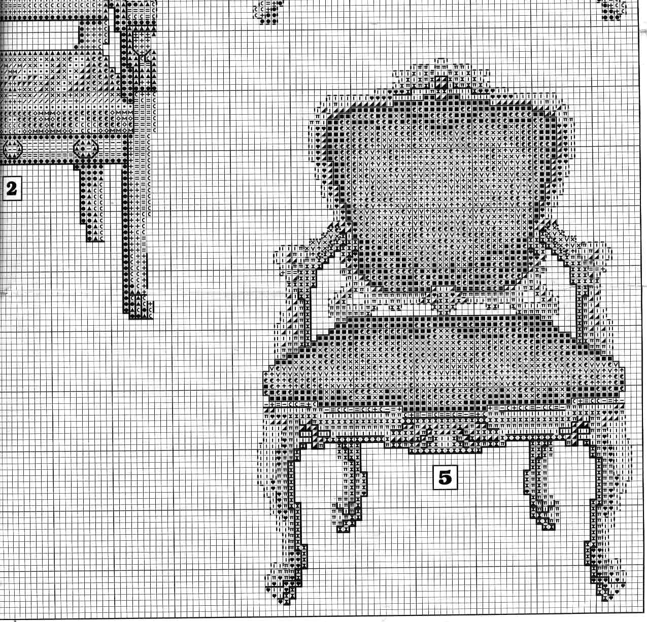 cross stitch picture with vintage armchairs (5)