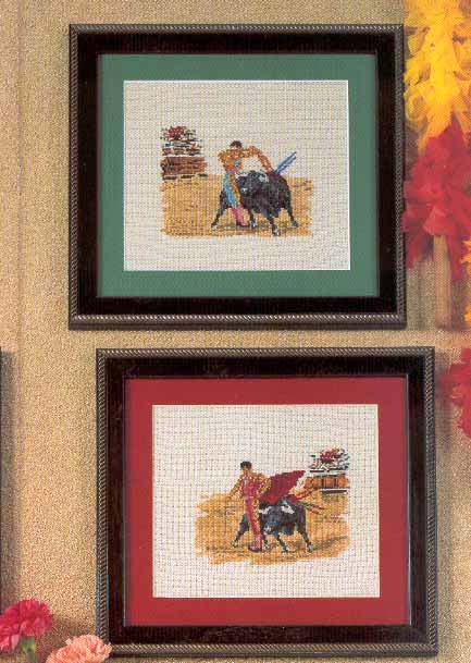 cross stitch pictures of bullfighting (4)