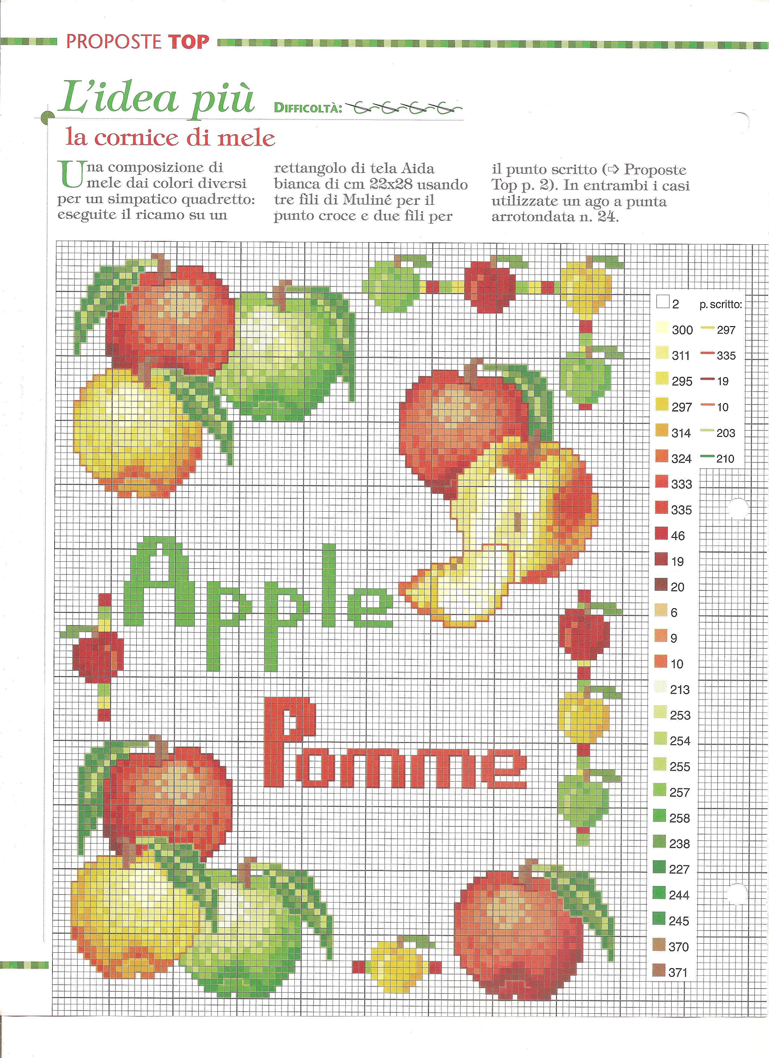 fruit red and green ​​apples