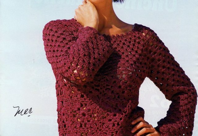 pullover with crochet squares (1)