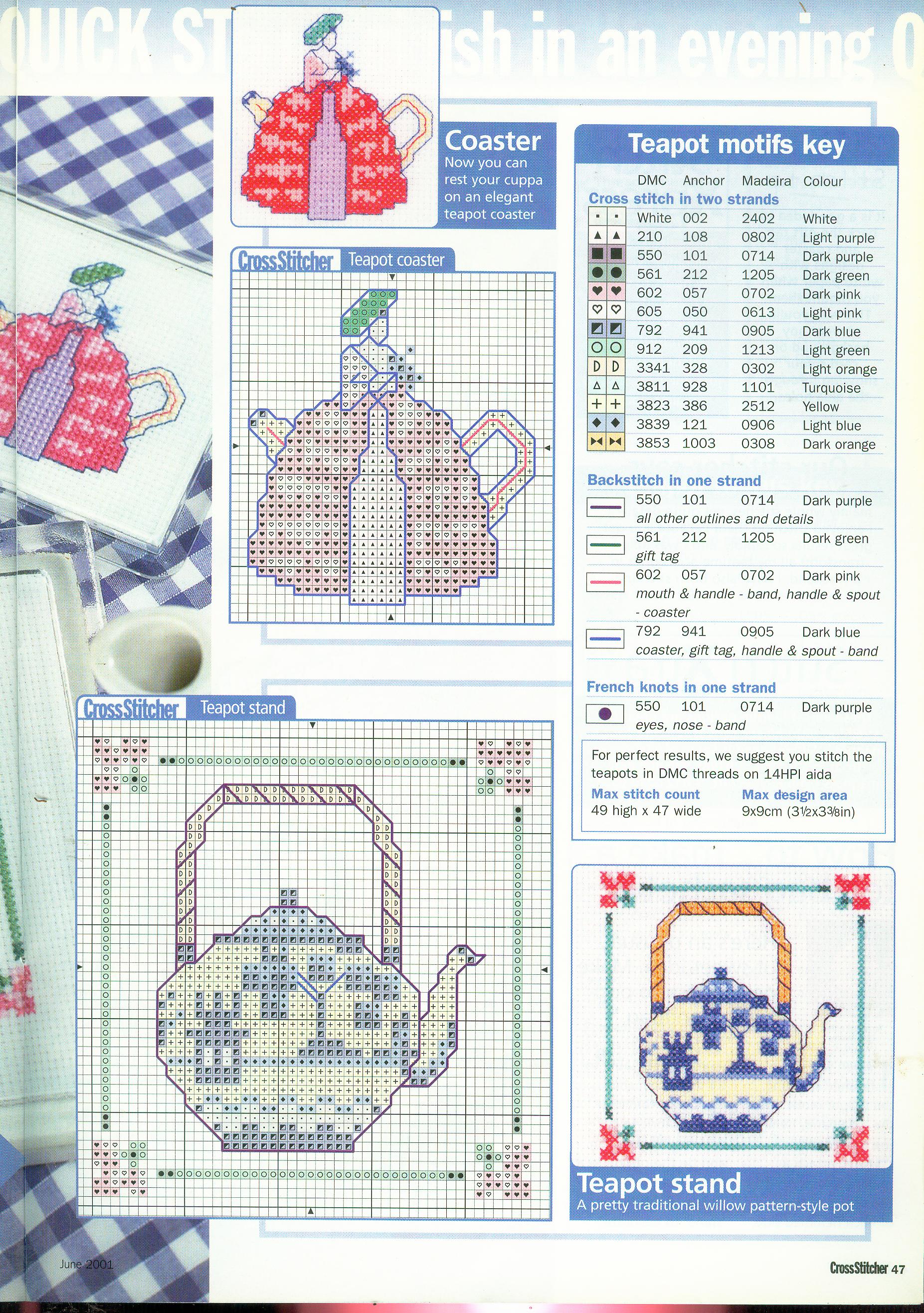 teapots cross stitch patterns (2)